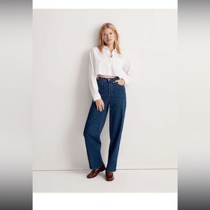 The perfect vintage wide leg jean in fairdale wash